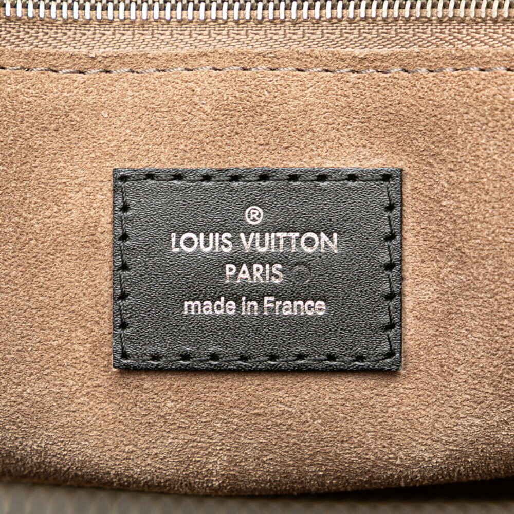 LOUIS VUITTON Authentic Brown Leather Lockit PM Bag - Picture 8 of 10